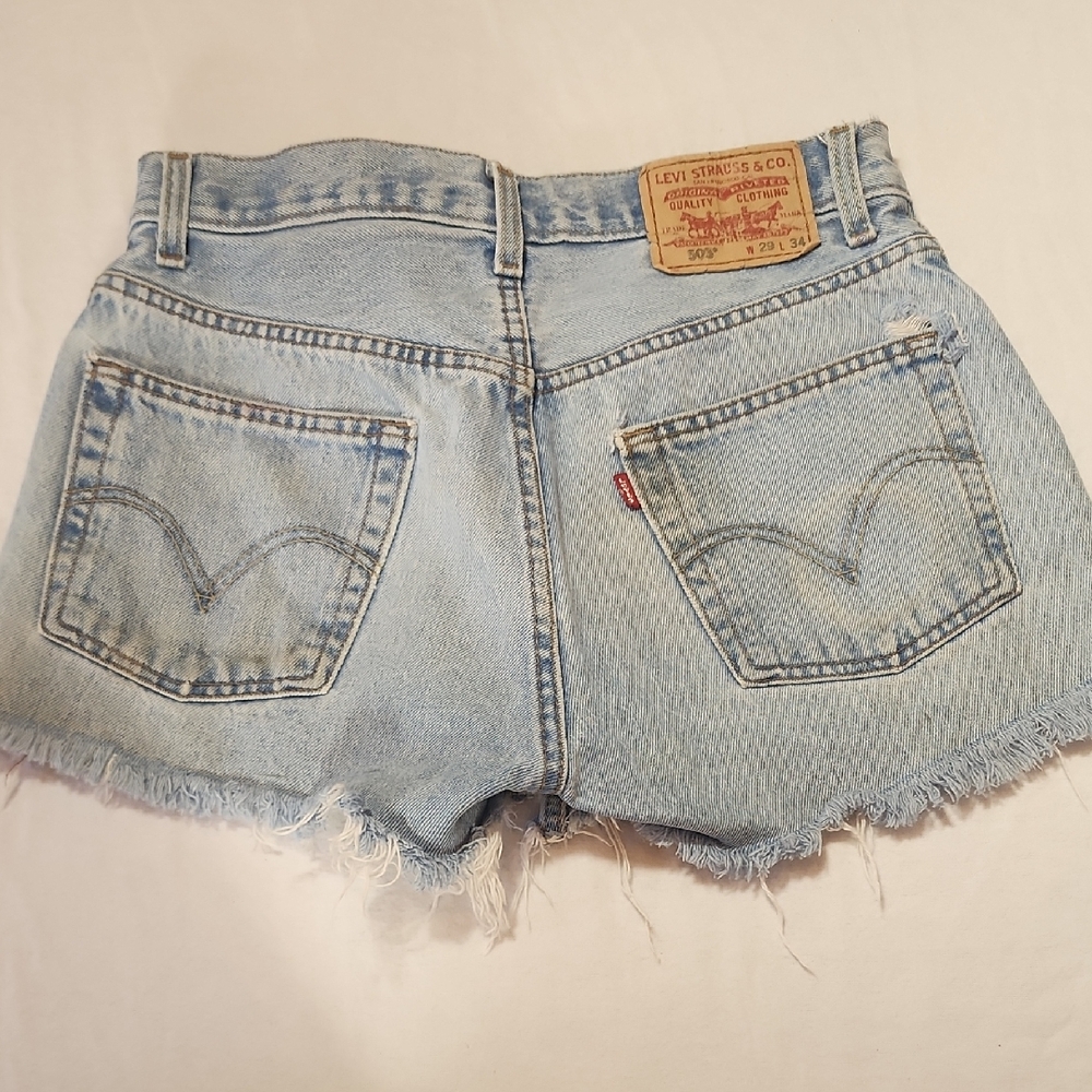 Levi's Classic Light Blue Jean Shorts